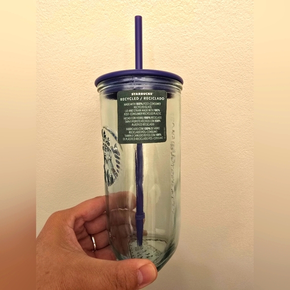 NWT Starbucks 2025 Halloween LATAM Release Recycled Glass 16 Oz - Picture 2 of 8